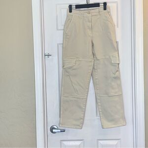 Aritzia Wilfred Free Woven Wide Leg Cargo Pants Size 0